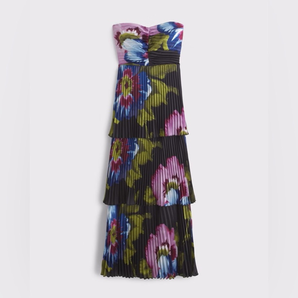 Giselle Strapless Tiered Maxi Dress